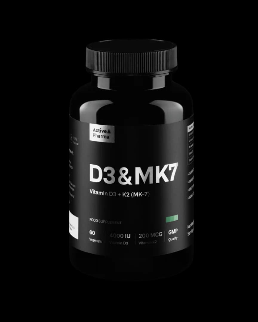 Active Pharma, Aktiv Farma D3+K2 60 vege caps - Titan Premium