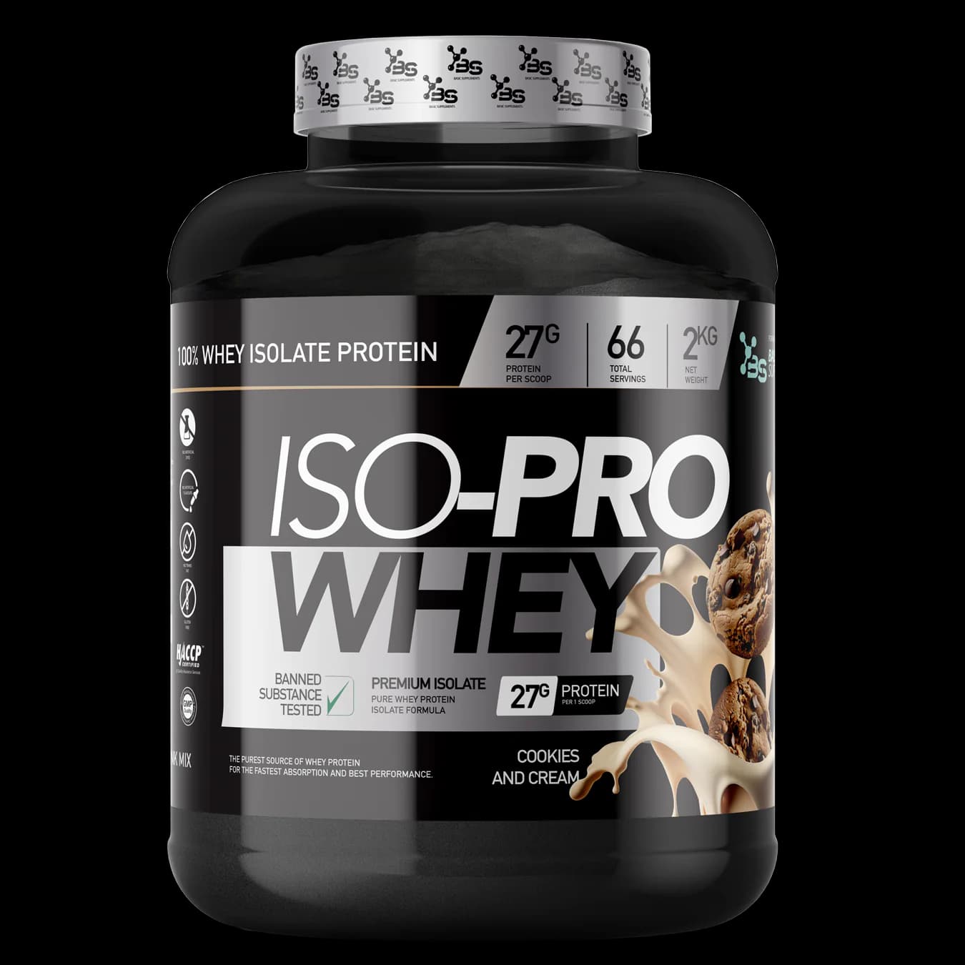 Basic Iso PRO – Cookies & Cream (2kg) - Titan Premium