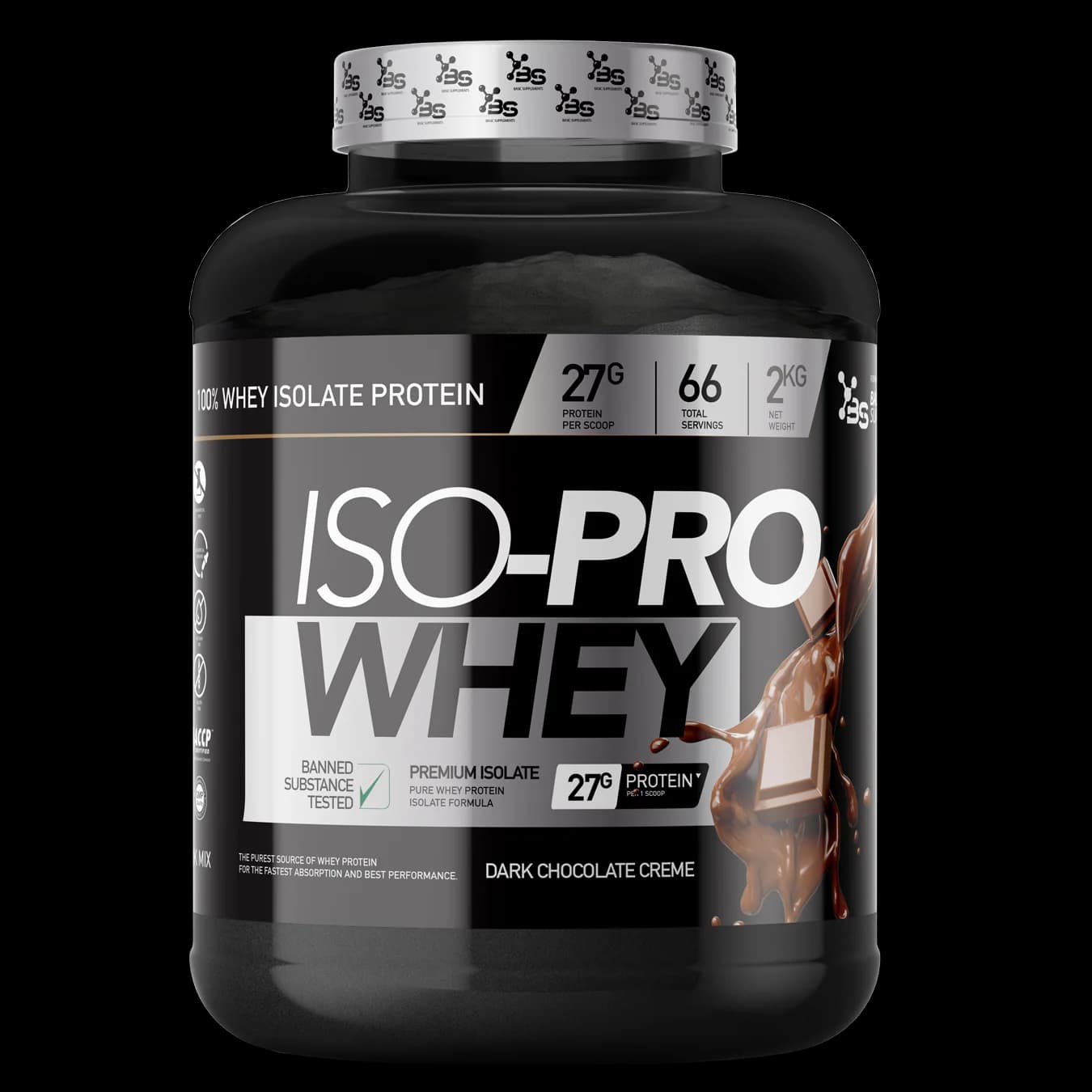 Basic Iso PRO – Dark Chocolate Cream (2kg) - Titan Premium