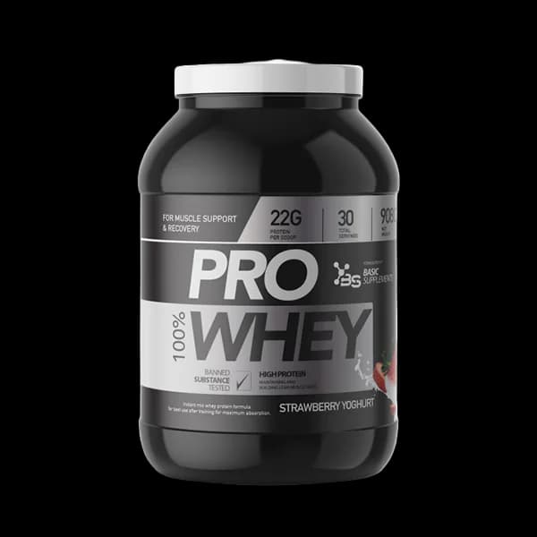 Basic PRO Whey - Jagoda (908g) - Titan Premium