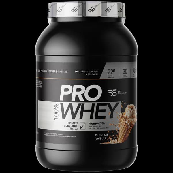 Basic PRO Whey - Sladoled & Vanila (908g) - Titan Premium