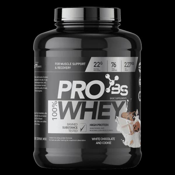 Basic PRO Whey – White Chocolate & Cookies (2.27kg) - Titan Premium