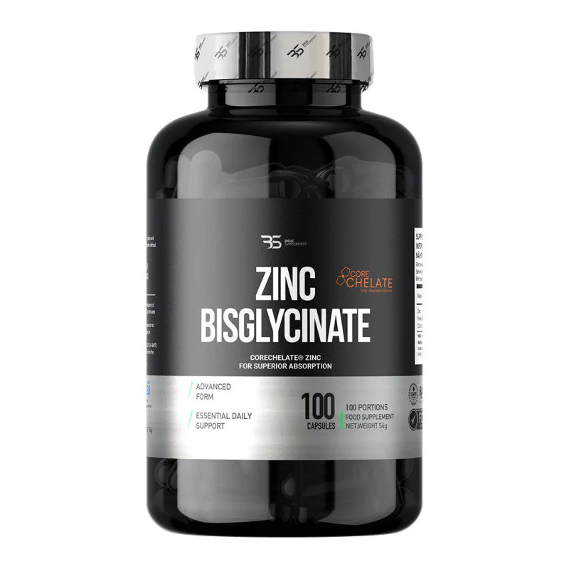 Basic Supplements Zinc Bisglycinate 100 kapsula - Titan Premium