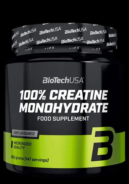 BioTechUSA 100% Creatine Monohydrate kreatin monohidrat 500g (neutral) - Titan Premium