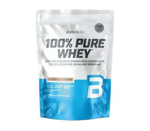 BioTechUSA 100% Pure Whey Protein 400g - Cookies & Cream - Titan Premium