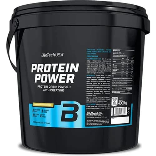 BioTechUSA Protein Power 4kg Vanila - Titan Premium