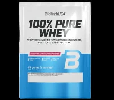 BioTechUSA Pure Whey Protein 28g MALINA-CIZKEJK - Titan Premium