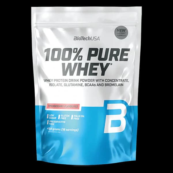 BioTechUSA Pure Whey Protein 400gr JAGODA - Titan Premium