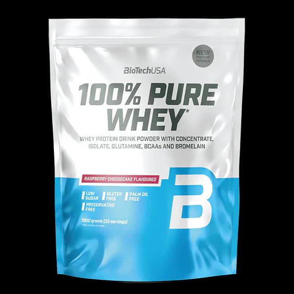 BioTechUSA Pure Whey Protein 900g MALINA-CIZKEJK - Titan Premium