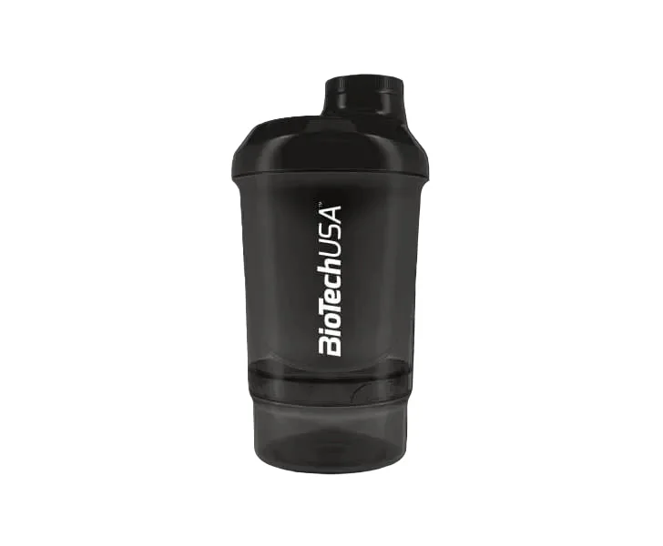 BiotechUSa Shaker Wave+Nano 300ml black - Titan Premium