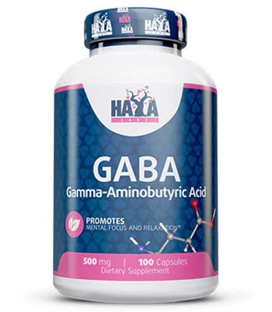 HAYA LABS GABA 500mg (100cap) - Titan Premium