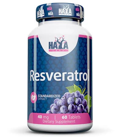 HAYA LABS Resveratrol 40mg (60tablets) - Titan Premium