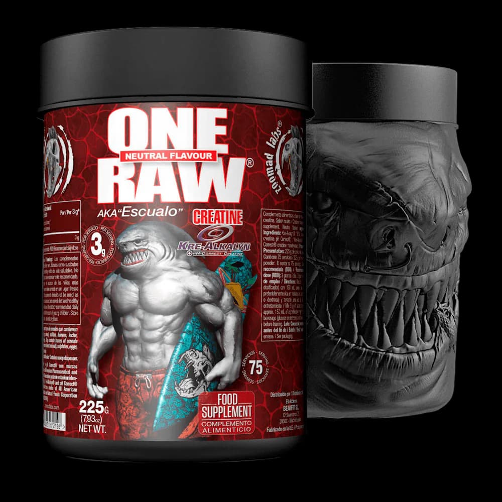 ONE RAW Kre-Alkalyn Kreatin Monohidrat 225g Neutral Flavour - Titan Premium